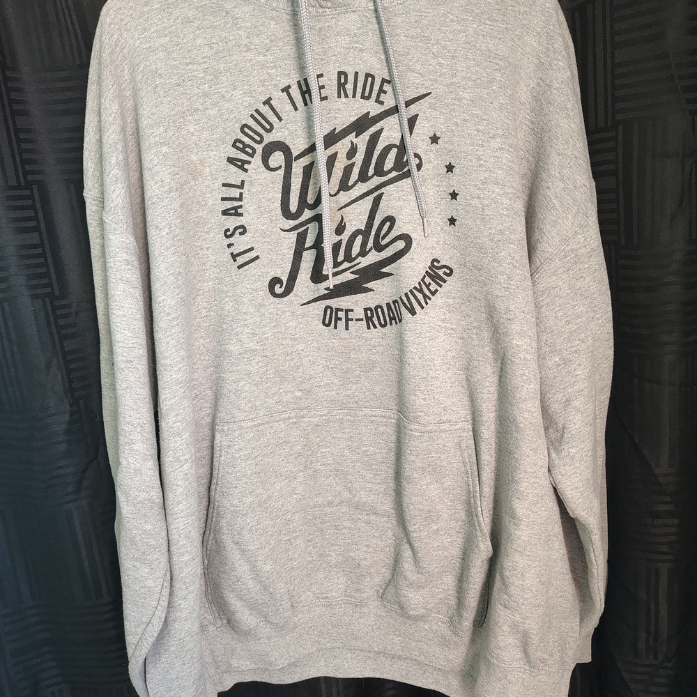 Gray Unisex Size Hoodie